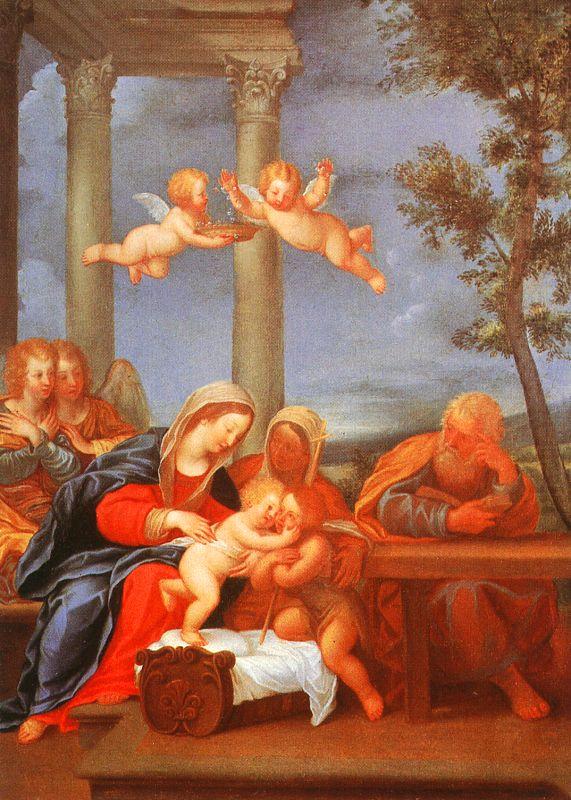 Albani, Francesco The Holy Family (Sacra Famiglia) china oil painting image